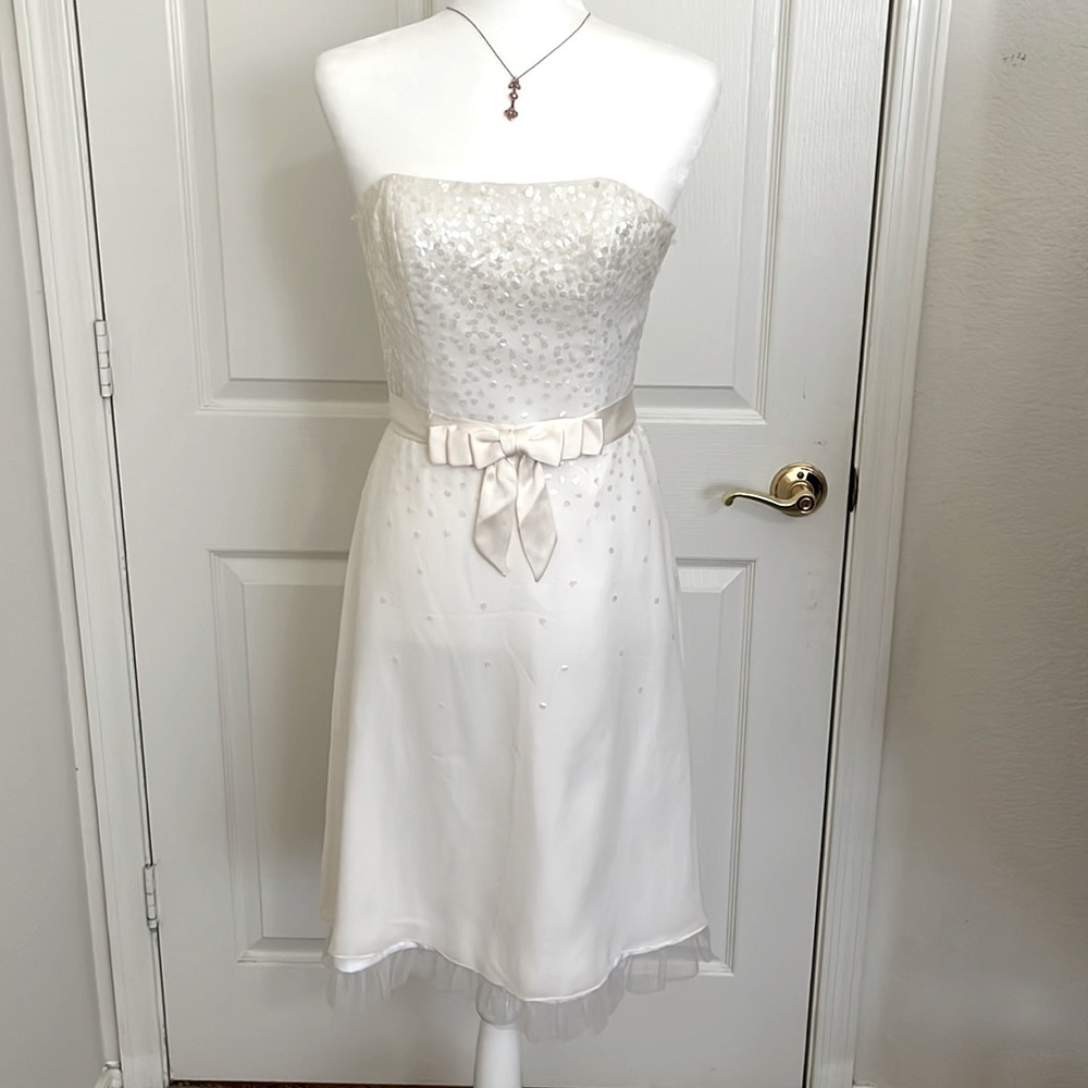 Strapless size 6 Betsey Johnson dress gently worn
